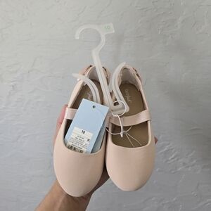 Cat&jack Nwt 10c Pink Memory Foam Pink Flats